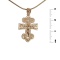 Orthodox Prayer Cross. Deisis Body Crucifix