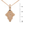 Byzantine Style Russian Prayer Cross. 585 (14kt) Rose Gold