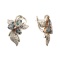 Swarovski CZ & Faux Alexandrite Earrings
