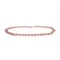 Pink Pearl Strand: 7-7.5mm. Clasp: 14kt White Gold