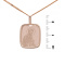 Body Icon 'The Holy Apostle Peter'. Certified 585 (14kt) Rose Gold