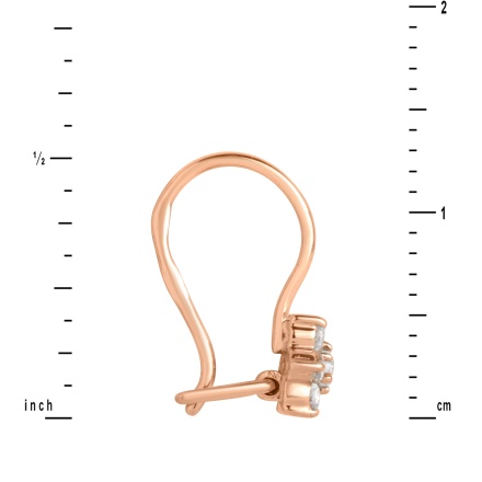 Height of Snowflake First Earrings