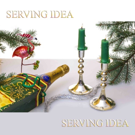 French-style Sterling Silver Candlestick. View 2