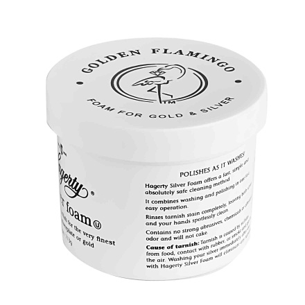 Jewelry Care. Silver and Gilded Silver Cleaning Solution. Silver and Pure Gold Polish Foam