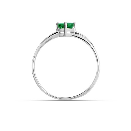Emerald Anniversary Ring. View 3
