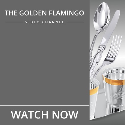 Silver Sugar Bowl - 'Amalia' Series. Hypoallergenic 925 Silver, 999 (24kt) Gold Plating. Video Thumbnail