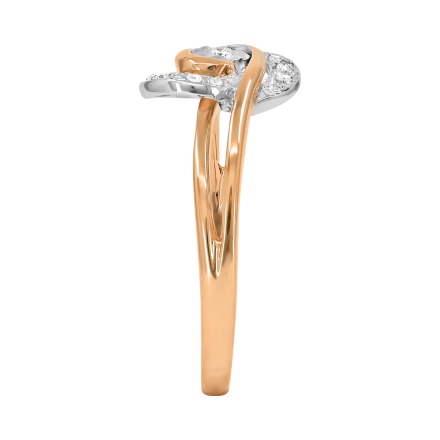 Intricate Diamond Ring. Angle 3