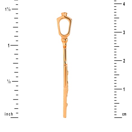 Size of 4-pointed Orthodox Prayer Cross 'Let God arise'