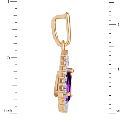 Amethyst Pendant.View 3