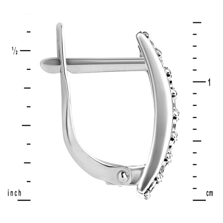 Earrings with Diamonds. View 2