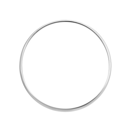 Retro-Futuristic Guilloche Wedding Band-14kt White Gold. Vew 3