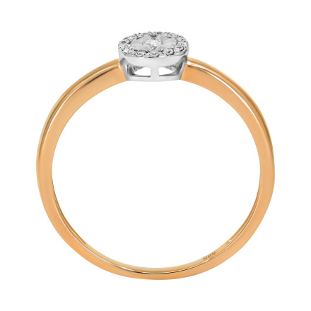 Everlast Diamond Ring. Tested 585 (14K) Rose and White Gold. View 4