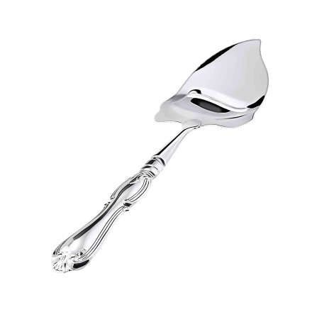 Cheese Slicer Spatula with Curved Blade. Hypoallergenic 830/999 Silver, Stainless Steel