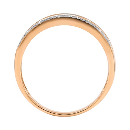 'Magic of New York' Diamond Wedding Band - Angle 4
