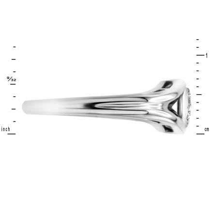 Spotlight Diamond Ring in White Gold - Angle 2