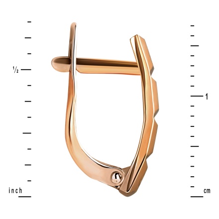 Earrings of 8 Diamond Square Clusters, Height 17mm