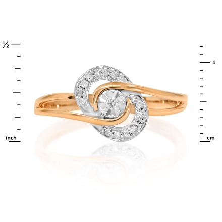 Intricate Diamond Ring. Angle 2