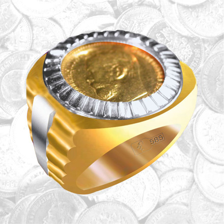 Shop ANOWAR Anowar 22K Gold Plated 3 Small Arab Ancient Coin Design Fancy  Ring, Gold | Dragonmart United Arab Emirates