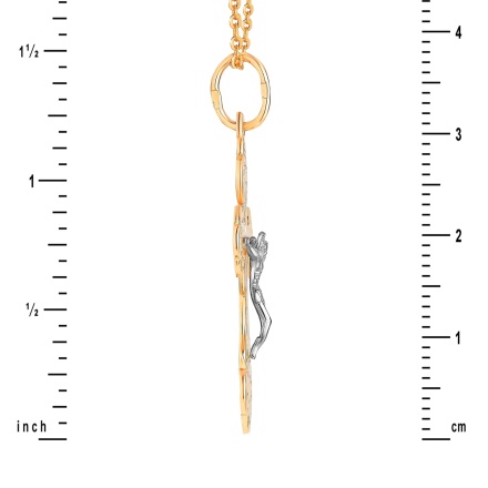 Orthodox Crucifix-Body Russian-style Cross. View 3