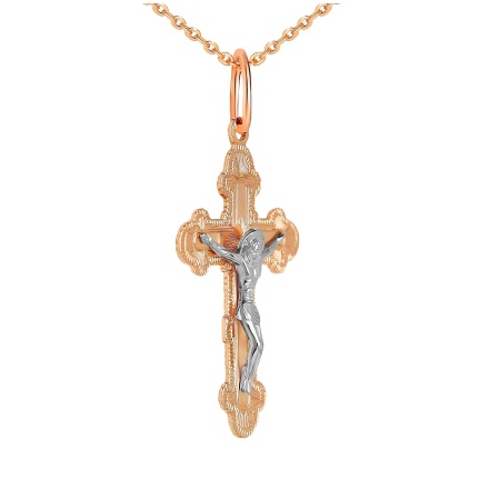 Trefoil Orthodox Cross. View 2