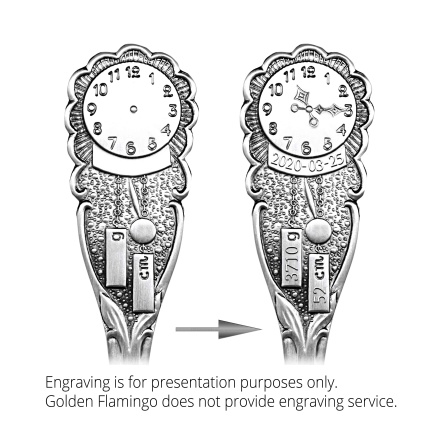 Baby Silver Spoon 'A Wag-on-the-wall Clock'. View 3