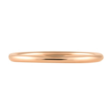 Traditional Wedding Ring in 14K Rose Gold - View 2