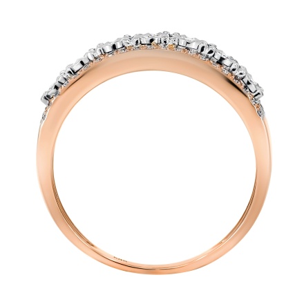 Diamond Edges and Illusion Diamond Center Row Band - Angle 4