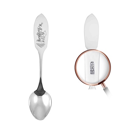 Hypoallergenic 925 Silver Teaspoon Sagittarius Zodiac