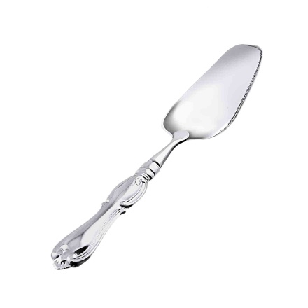 Master Multifunctional Serrated Spatula. Hypoallergenic 830/999 Silver, Stainless Steel