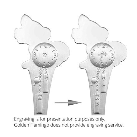 Child Silver Spoon 'Yellow Shade Puppy and Clock'. View 4