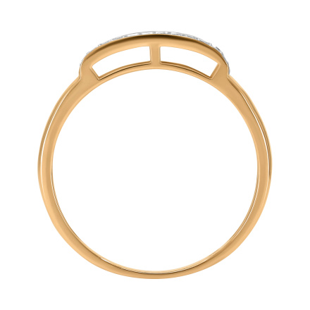 Diamond Gallery Ring for Wedding Ceremony - Angle 4