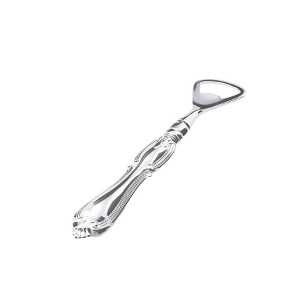 Beverage Bottle Opener. Hypoallergenic 830/999 Silver, Stainless Steel