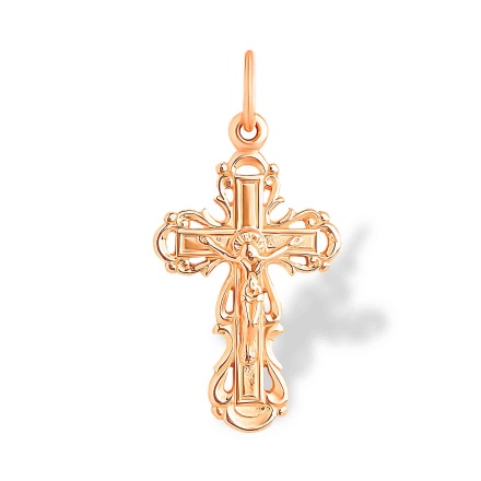 Православные кресты Ukrainian Cross Pendant Golden Flamingo Ukrainian Cross Pendant