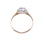 Swarovski CZ Rose Gold Ring. View 3