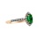 Art Deco Style Emerald Ring - Karatoff Series. View 4