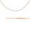 Lush Byzantine-link Hollow Chain. Certified 585 (14kt) Rose Gold