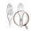 Handle of kids flatware with 830 silver hallmark