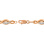 Outstanding Bracelet with 30 Calibrated Diamonds. Hypoallergenic Cadmium-free 585 (14K) Rose Gold. View 3