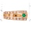Designer Gallery Ring with Emerald and Diamonds. Hypoallergenic Cadmium-free 585 (14K) Rose Gold. View 4