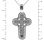 Orthodox Calvary Silver Cross. View 4