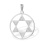 The Star of David Silver Pendant. 925 Silver with Rhodium Plating