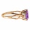Amethyst and Diamond Ring. View 3