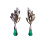 Faux Emerald* Earrings