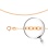 Anchor Flat Link Solid Gold Chain 1.5mm Wide. Tested 14kt (585 ) Rose Gold, Diamond Cuts