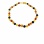 Amber Button Necklace