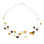 Necklace With Amber Rhombs