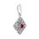Art Deco-style Ruby and Diamond Pendant. View 2