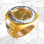 Rolex-inspired Russian Gold Coin Finger Ring. Special Order