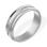 Heavy Weight Wedding Band 6mm Wide. Certified 585 (14kt) White Gold, Rhodium Finish