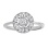 Diamond White Gold Bethlehem Star Ring. View 2